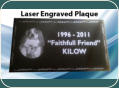 Laser Engraved Plaque